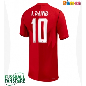 Kanada Jonathan David #10 Replik Heimtrikot Damen WM 2026 Kurzarm